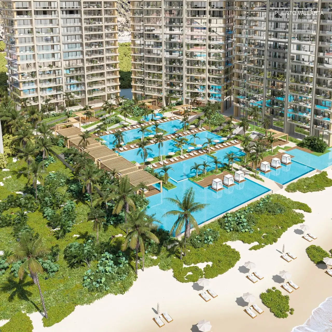 Tridenta Towers beach club